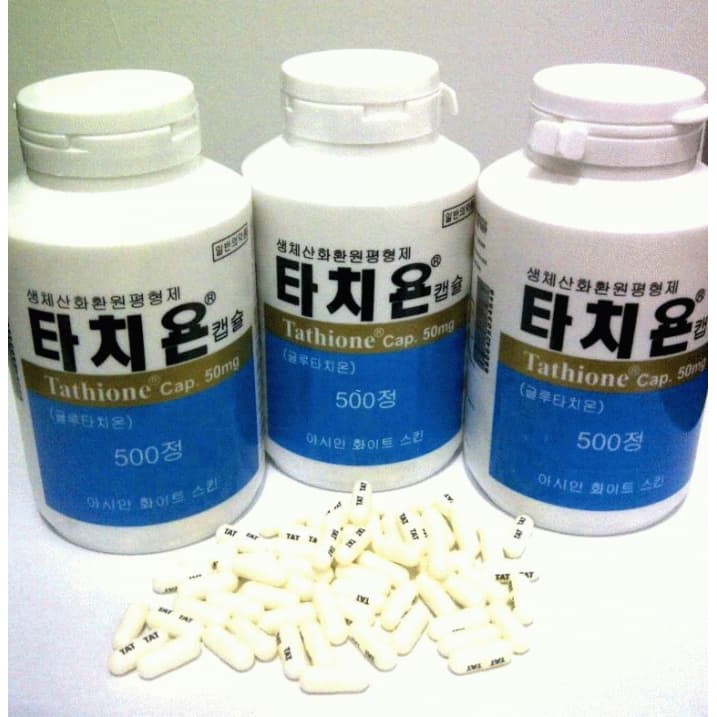[Ecer 250 Butir] Tathione Korea Whitening Capsule / Tationil Kapsul Korea TAT