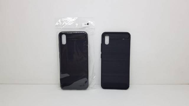 Slim Fit Carbon Vivo Y91C 6.22&quot; Soft Case Vivo Y91i Softcase Vivo 91C Vivo Y93 NON FINGERPRINT