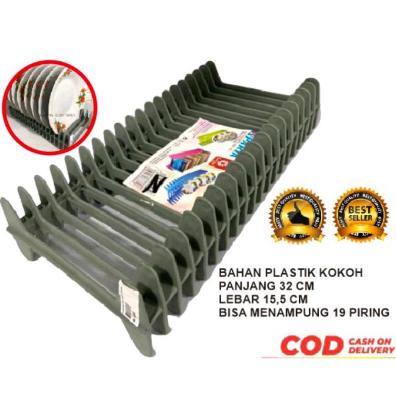 Rak piring plastik merek sparta / tiisan piring