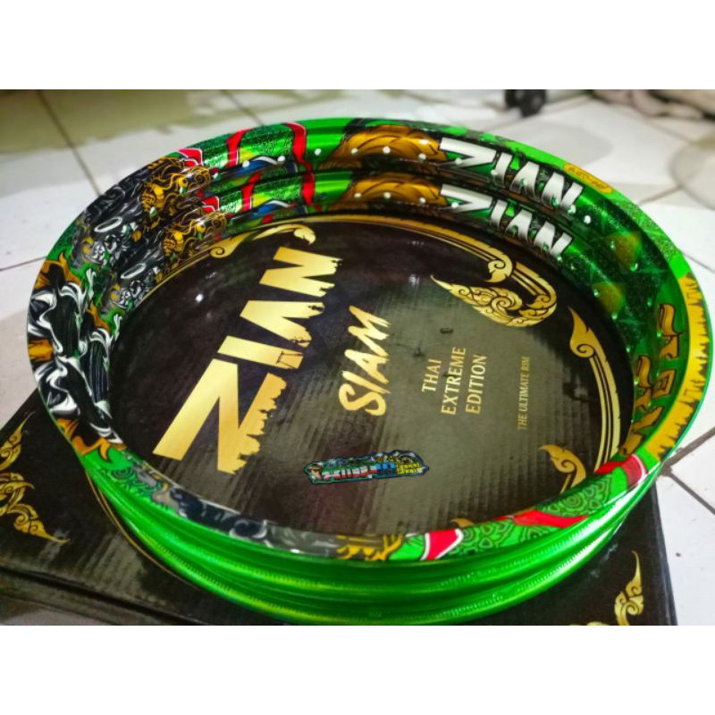 VELG ZIAN SIAM NEW THAILAND 140 RATA RING 17 VELG STRONG PROFESIONAL RIM 120.140 RING 17