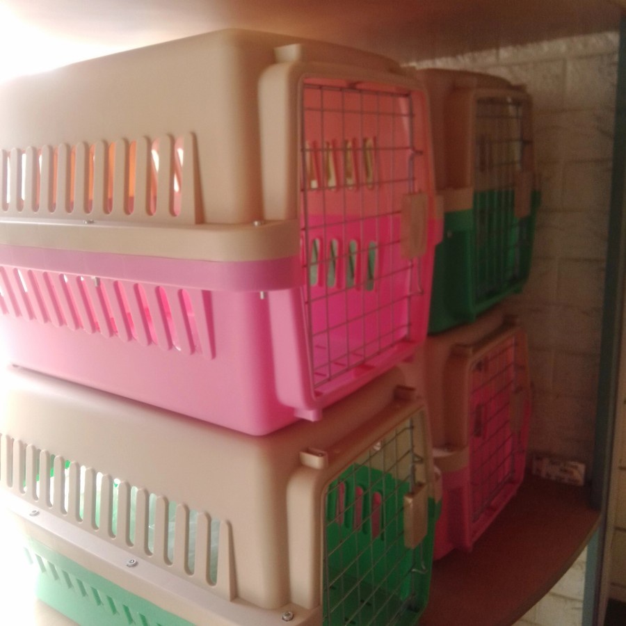 Pet cargo carrier tas travel hewan kucing Anjing Mini Kandang Tidur