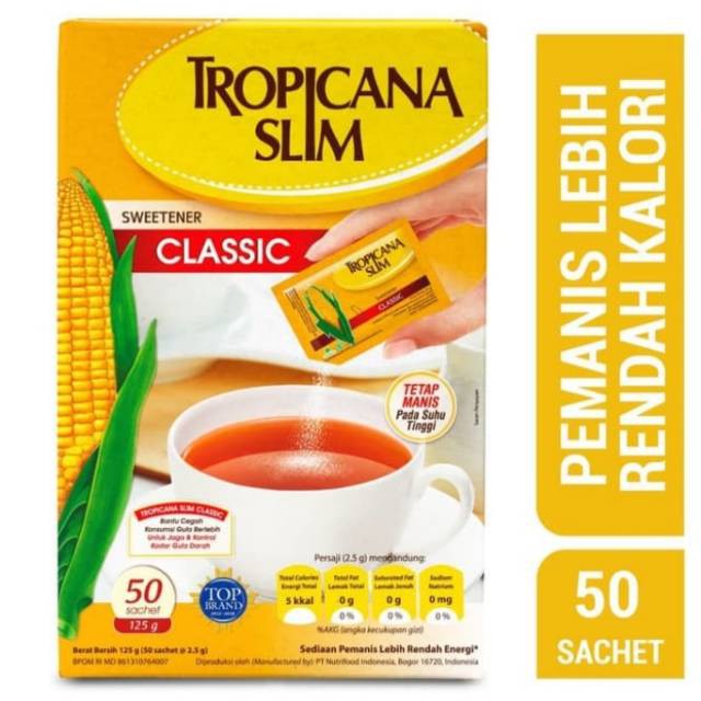 

Tropicana Classic Sweetener isi 50