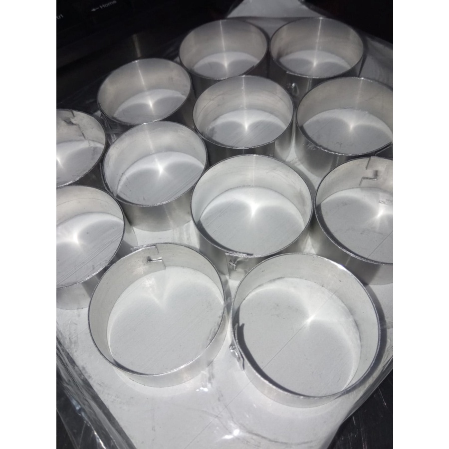 Cetakan Kue Kering-Kastengel Cookies Cutter-Alumunium 1Set Isi 12pcs