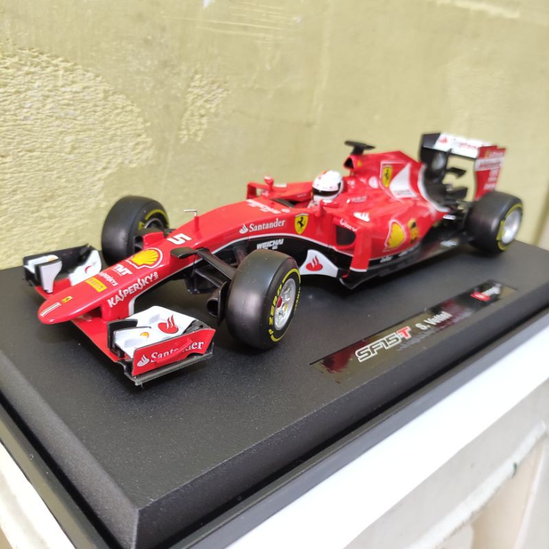 Diecast Miniatur F1 FERRARI S VETTEL Diecast Formula 1 Ferrari sporta