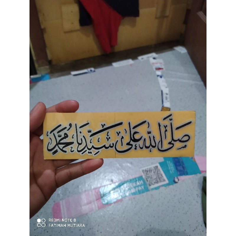 

Stiker Sholawat SAASM Hitam Putih