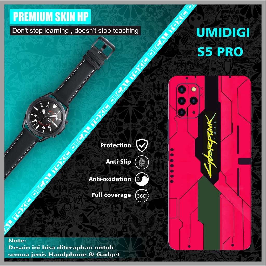 SKIN UMIDIGI S5 PRO CYBERPUNK RED