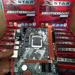 motherboard Mobo mainboard X-Star B75 xstar x star slot NVMe baru garansi murah