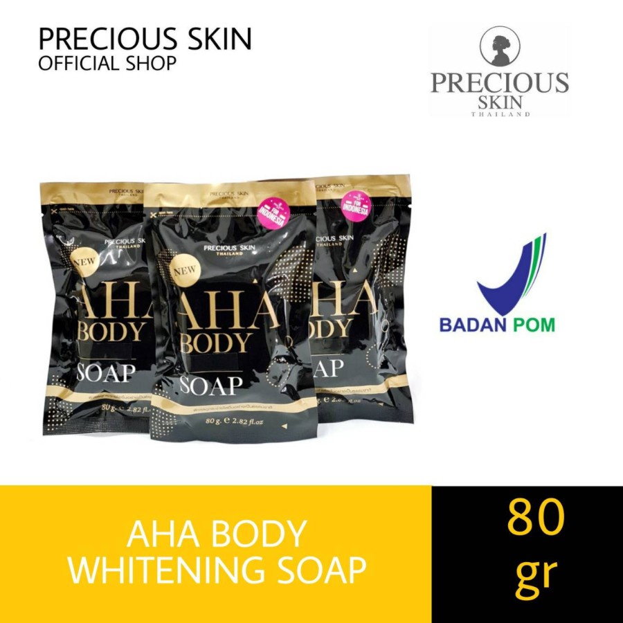 PRECIOUS SKIN AHA BODY SOAP BPOM 80GR AHA SOAP