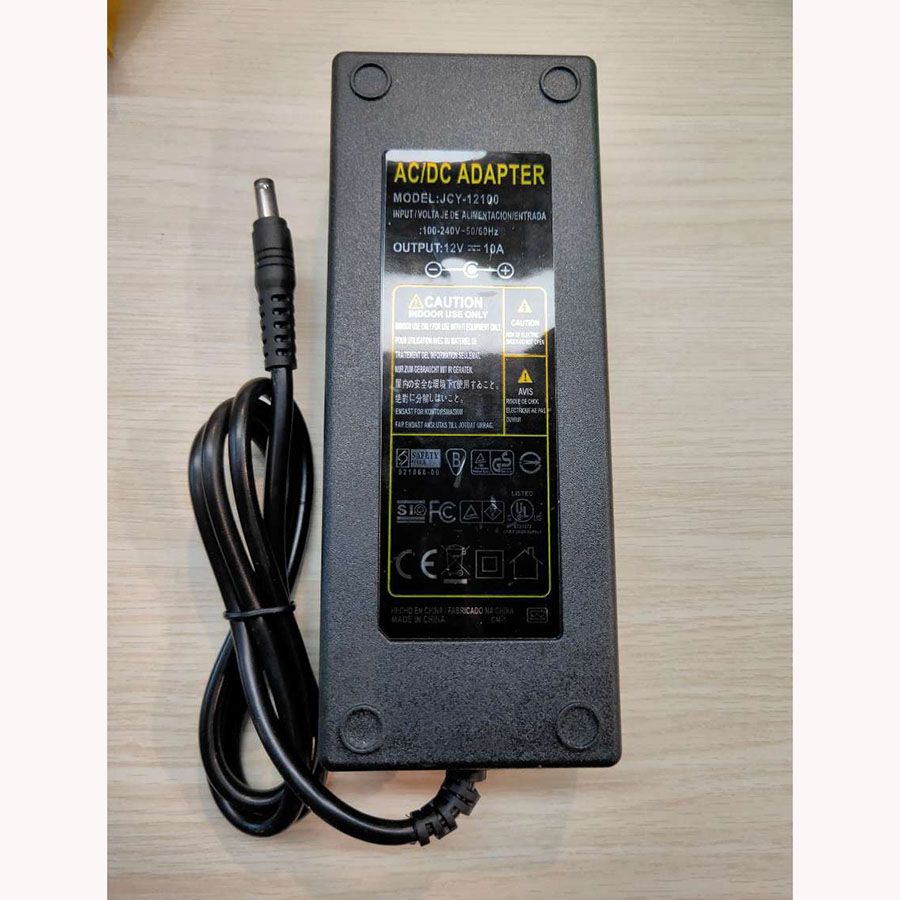 Power Adaptor LED Strip Monitor DC 12V 10A JCY-12100