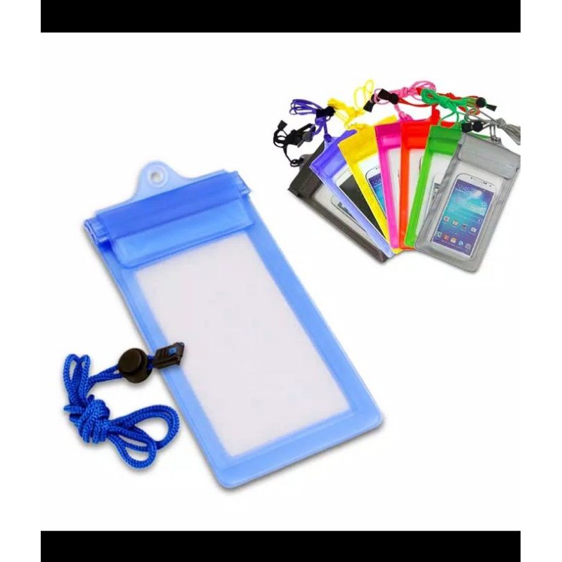 Kantong Pelindung HP Anti Air Hujan Berenang Phone Waterproof Bag Cas Pouch XL 6.5 Inch Universal