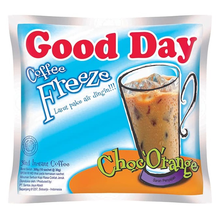 Good Day Coffee Freeze Kopi Choc'O'Range 10 x 30 gr