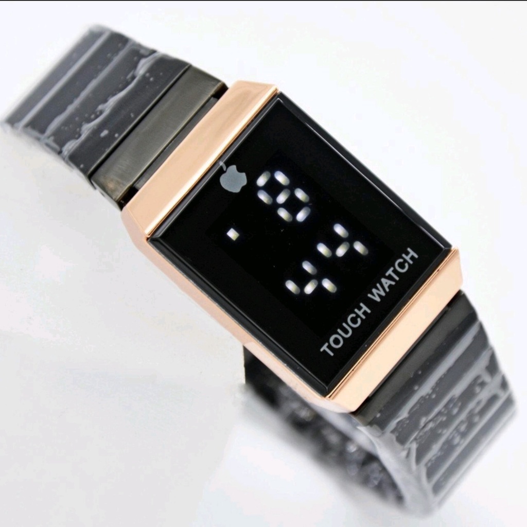 jam tangan wanita i+p touch digital new red