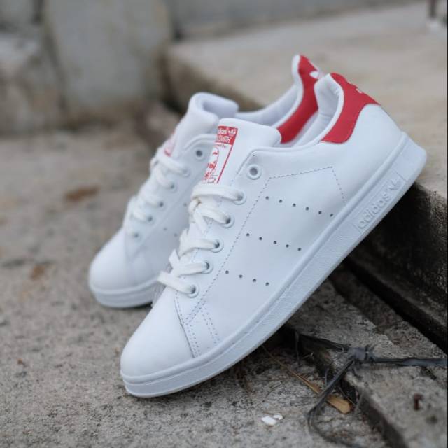 Adidas Stan smith white red