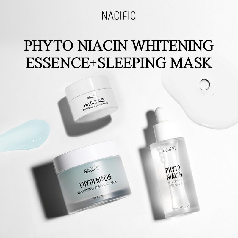 Jual [NACIFIC] Phyto Niacin Whitening Essence + Sleeping Mask SET