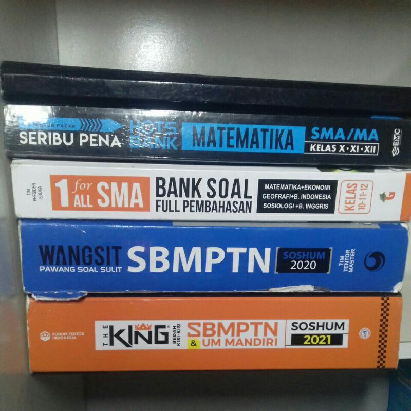 PRELOVED UTBK SBMPTN SOSHUM THE KING WANGSIT SOAL FOLIO BIMBEL GO INTEN NEUTRON ZENIUS SKS KUNING