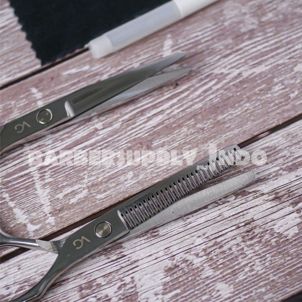 GUNTING POTONG RAMBUT GUNTING SASAK GUNTING RAMBUT SET STAINLESS KARET