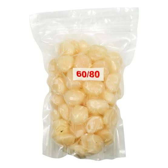 

Scallop Kupas/ Daging Scallop Kupas Size 60/80