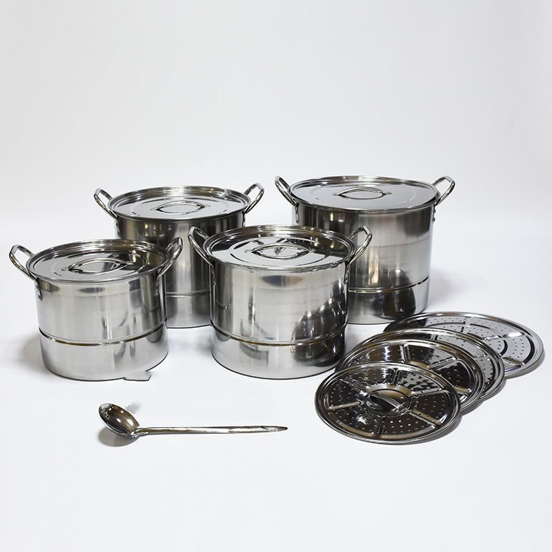 PANCI KUKUS SET 555 Steamer Stock Pots India HOMELUX High Quality