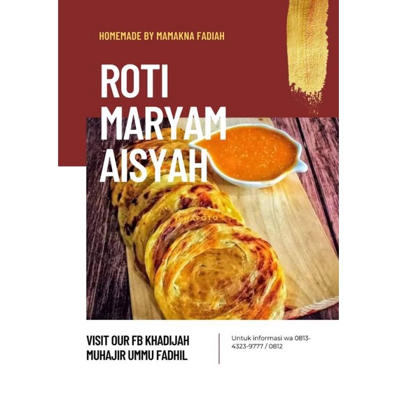 

Roti Maryam original