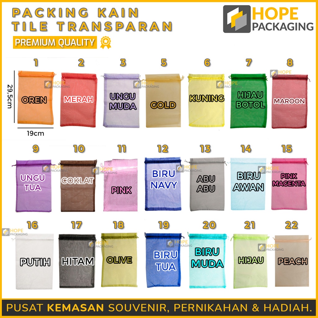 Sale Murah Spesial Lebaran / idul fitri / Tahun Baru Packing Kain Tile Transparan Bungkus Souvenir, Kain Tile