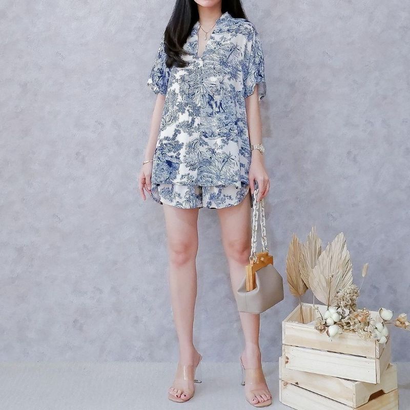 Setelan Wanita - Set Diora Hot Pants