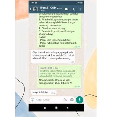 MINYAK UBAN KALIMANTAN SARI ULIN HAIR OIL PREMIUM HALAL 100% Original-4