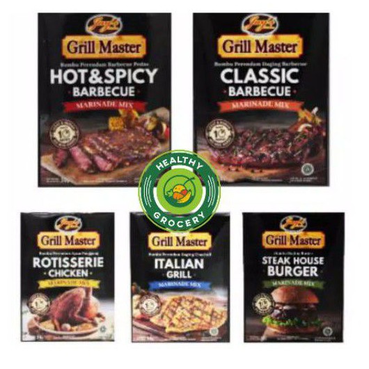

Jay's / Jays Grill Master marinade mix /Classic Barbecue/hot spicy /chiken / italian / steak burger Jay Jays