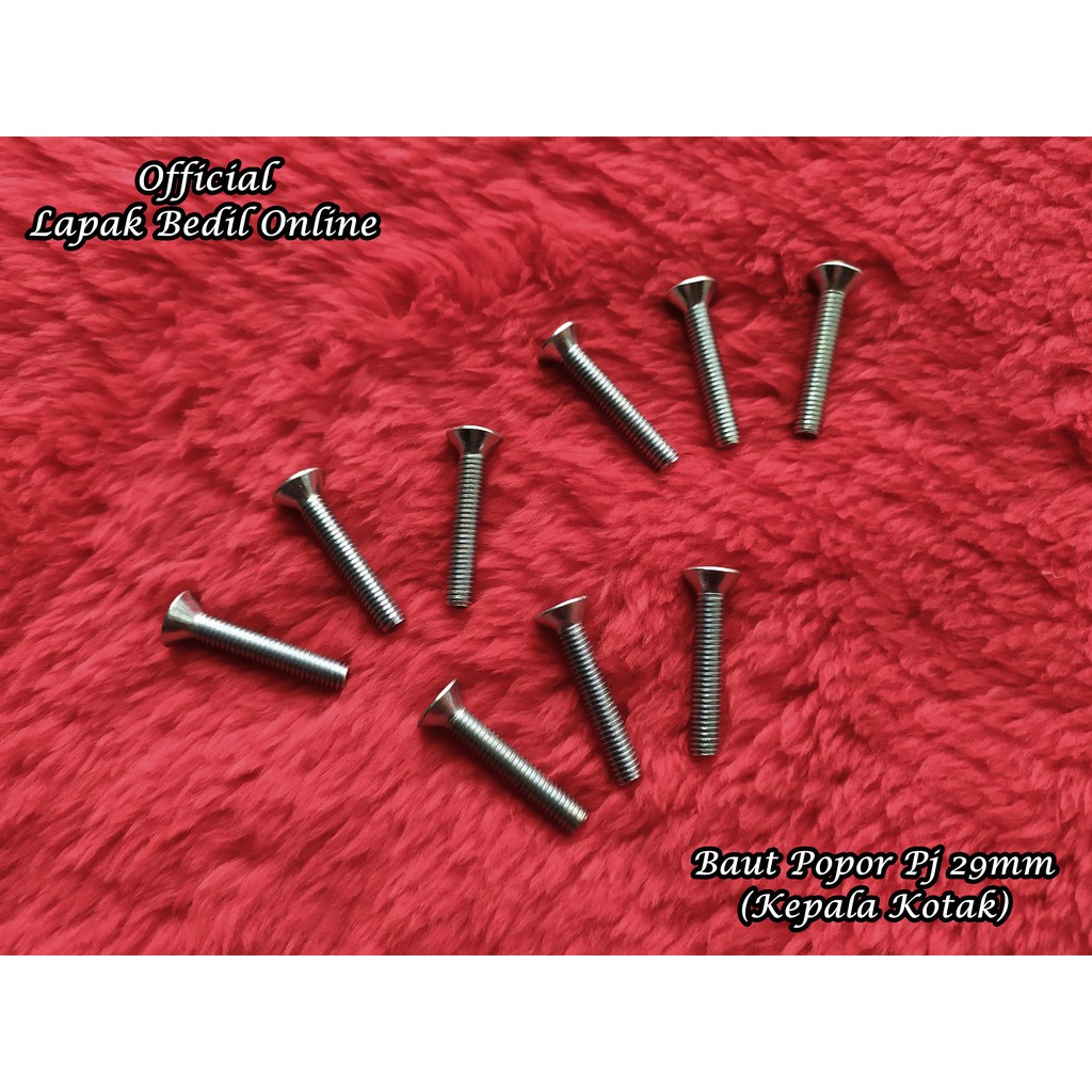 Baut Popor Panjang 24mm Murah / Baut Popor Murah