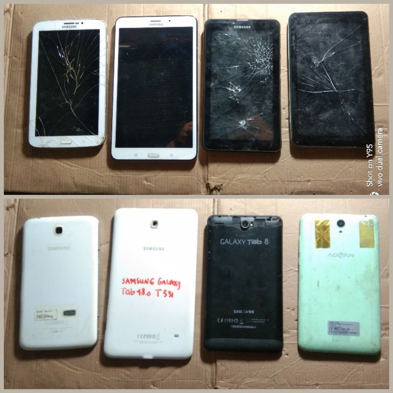 Tablet MITO. ADVAN. HUAWEI. evercoss. SPC. Samsung. HP minus dan minus LCD sesuai gambar