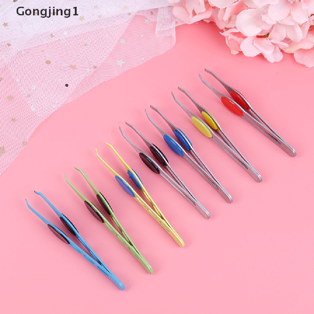 Gongjing1 Klip Pencabut Alis Bahan Stainless Steel