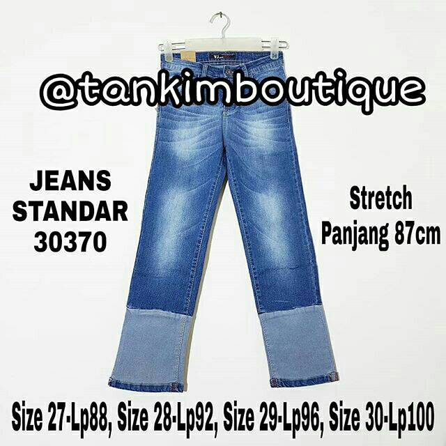 CELANA JEANS WANITA DUA WARNA 30370