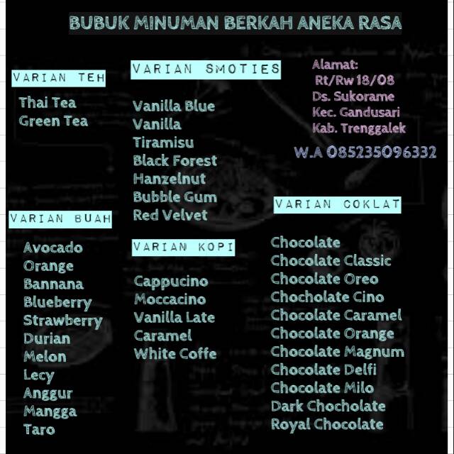 

BUBUK MINUMAN PREMIUM