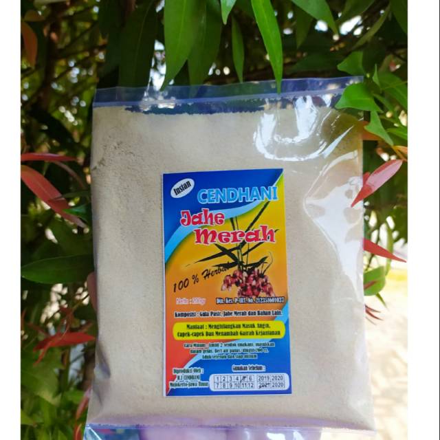 

Cendhani Jahe Merah 100% Herbal