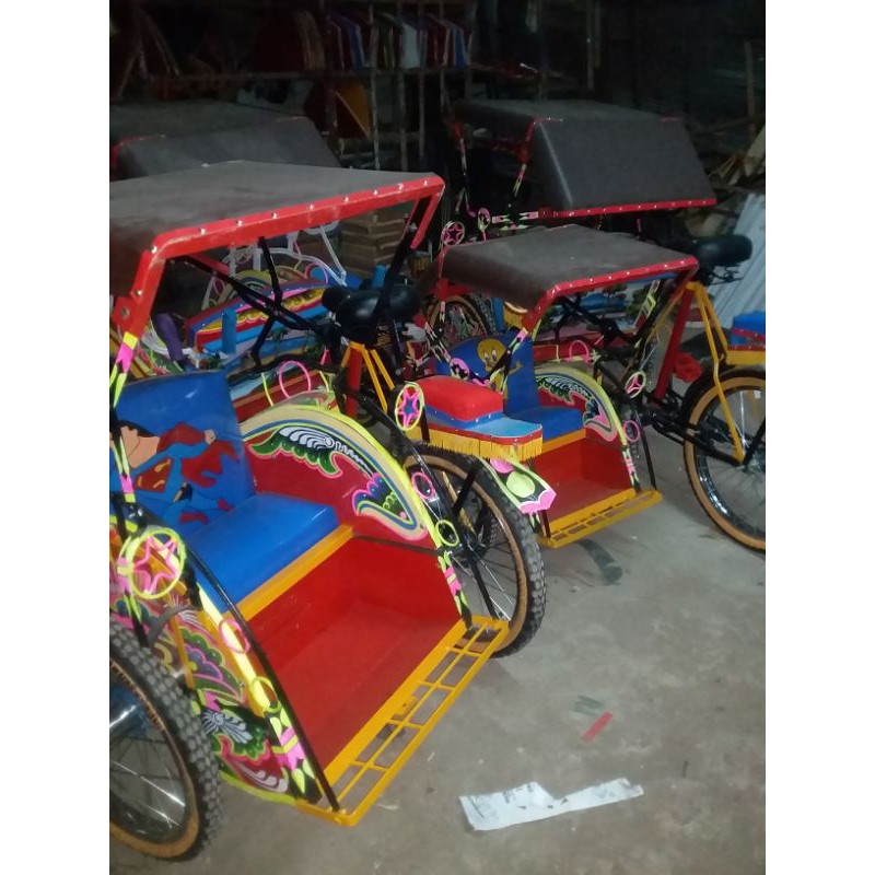 Becak Mini by Kilatworkshop MAINAN ANAK TRADISIONAL