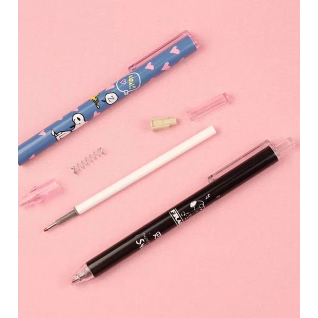 A130 BALLPOINT SNOOPY disney pulpen tinta biru hitam lucu imut atk alat tulis kantor buku pensil penghapus tipe tip x spidol highlighter surat remaja kertas menggambar sekolah perlengkapan cute murah penggaris aksesories aksesoris stationery plastik