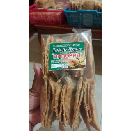 

KERIPIK TEMPE BAROKAH 250gr