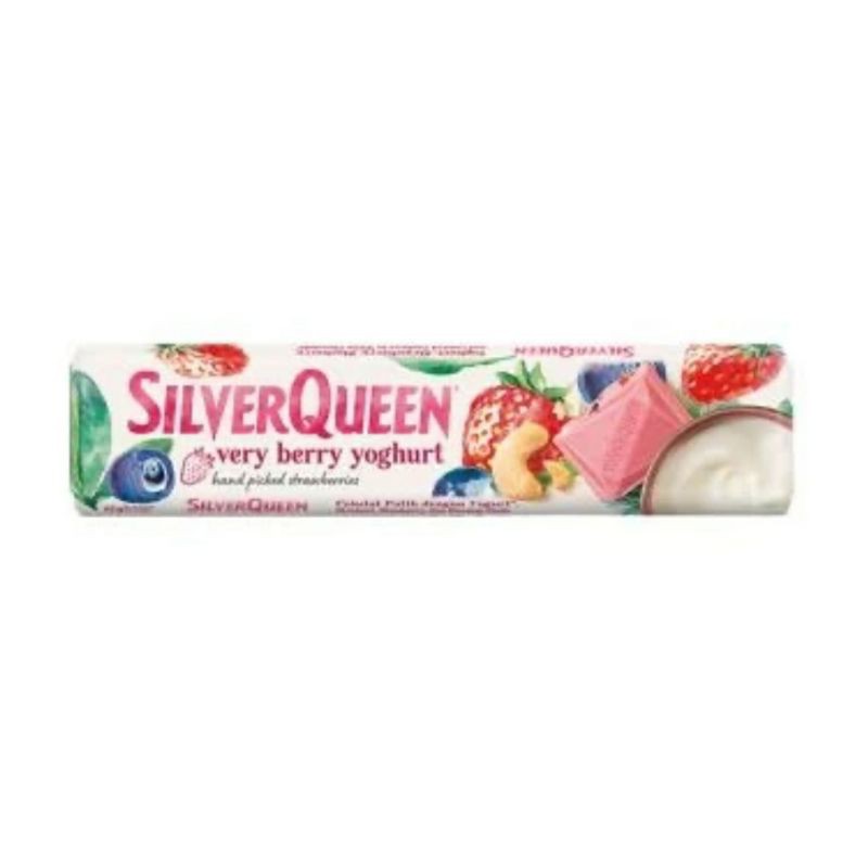 

Silverqueen Very Berry Yogurt 28 gr - Silver Queen Very Berry Yogurt- Grosir Coklat Silverqueen Baru