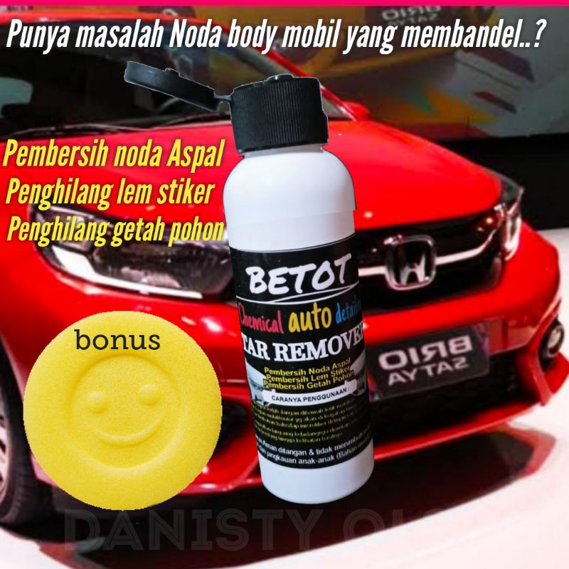 Tar Remover Pembersih Noda Aspal - Penghilang Bekas Lem Stiker - Getah Pohon betot