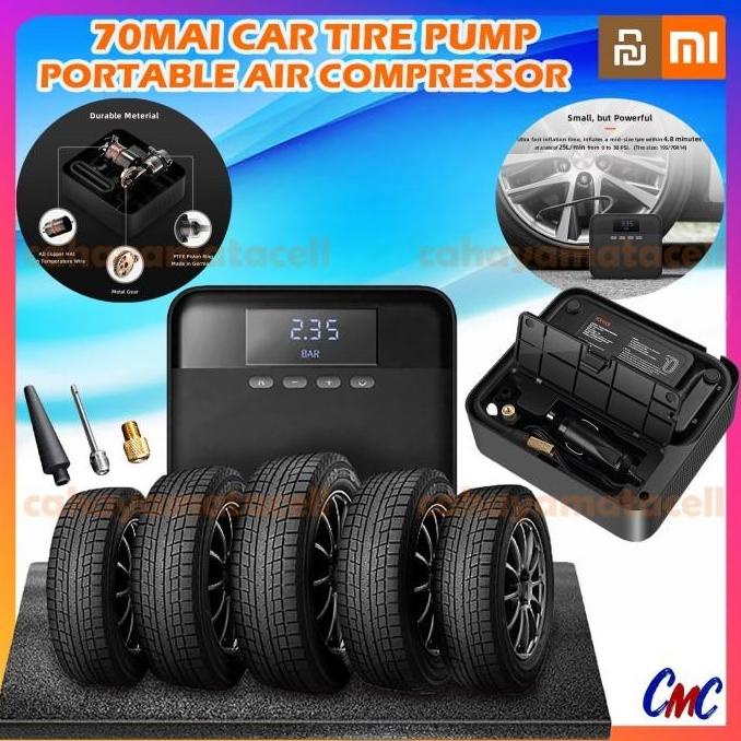 Xiaomi 70mai Air Pump Compressor Portable Electric Pompa Ban Listrik
