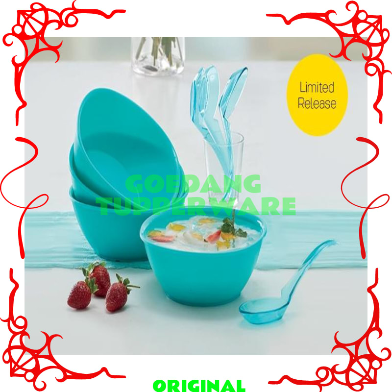 Mangkuk Tupperware Original-Mangkok Es Buah Sop-Set Tempar Es Buah