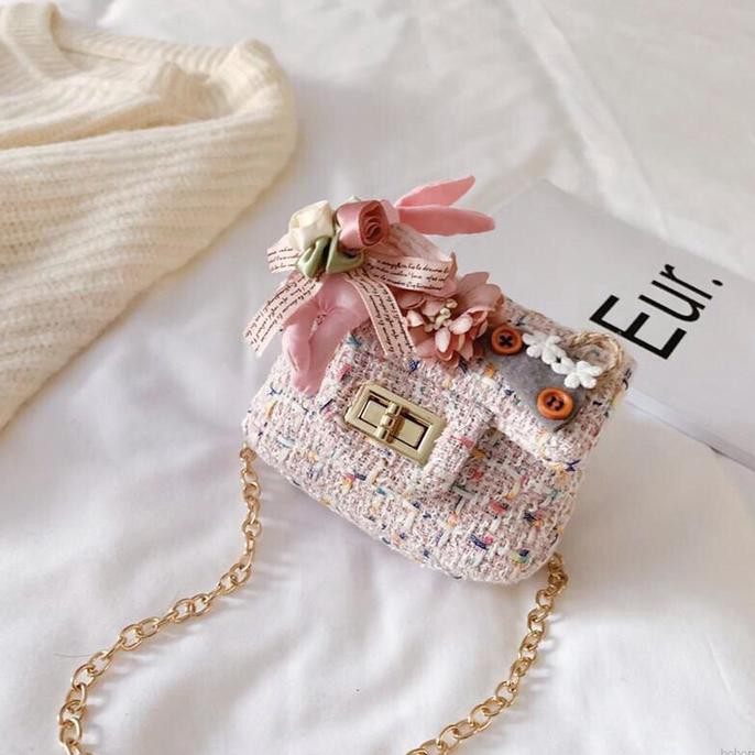 TAS SELEMPANG ANAK / TAS BRANDED ANAK / TAS CHANEL ANAK / TAS PESTA