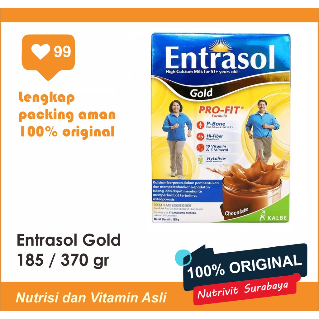 ENTRASOL GOLD COKLAT/VANILA