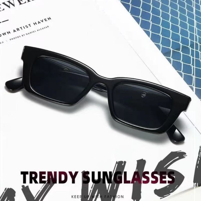 (Grosir_Solo) Kacamata hitam anti UV sunglasse kacamata gaya korean fashion