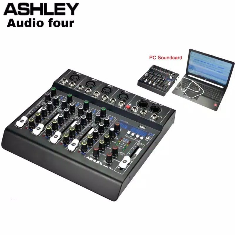 MIXER AUDIO ASHLEY AUDIO FOUR MIXER ASHLEY 4CHANNEL