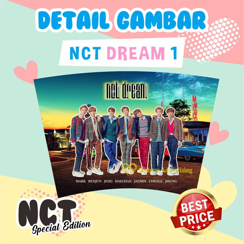 BOTOL MINUM KPOP NCT / NCT DREAM MERCHANDISE KPOP / TUMBLER NCT DREAM KPOP