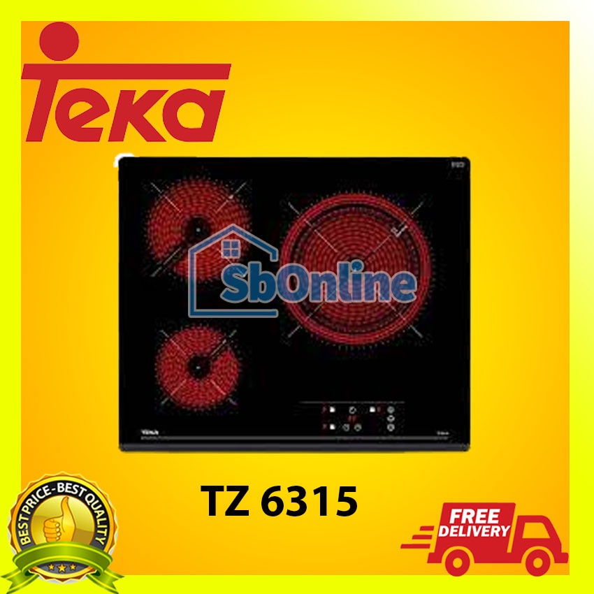 TEKA Kompor Tanam Vitroceramic 60 cm - TZ 6315