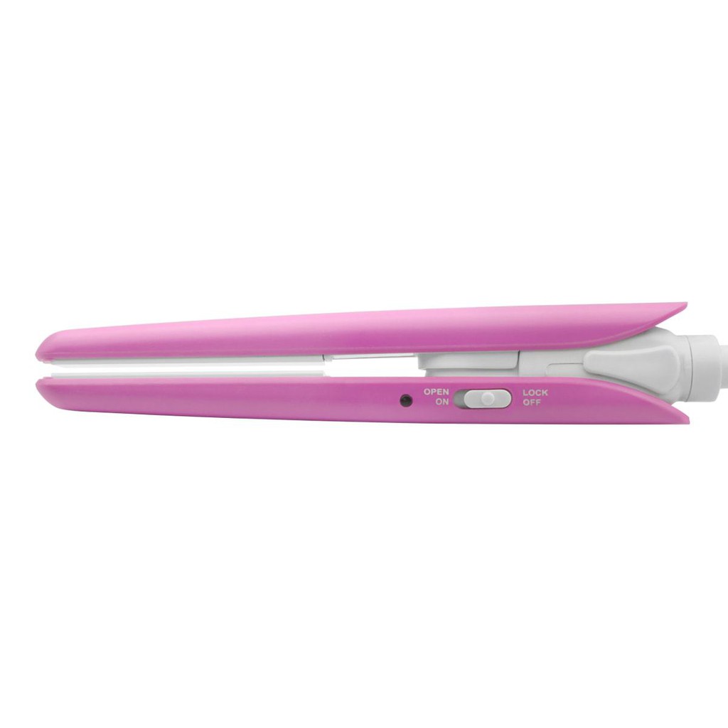 Mideas – F201B Mini Hair Straightener – Pink