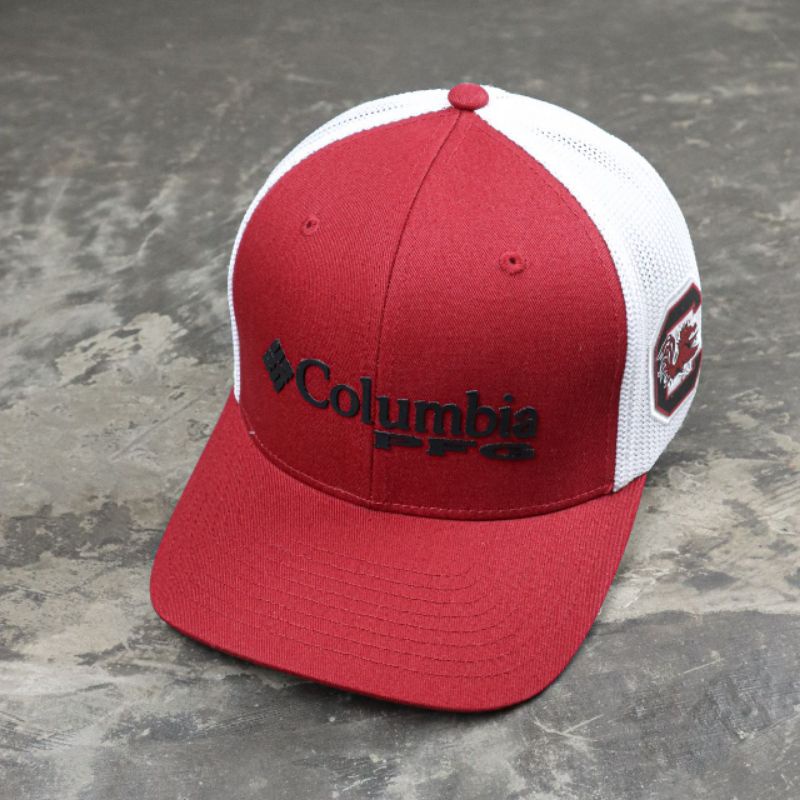 TOPI COLUMBIA PFG BALL CAP ORIGINAL MERAH PUTIH