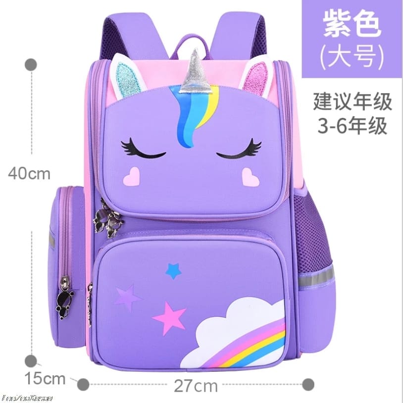 (BISA COD) TAS RANSEL ANAK SEKOLAH LAKI LAKI SD TK PAUD MOTIF KARTUN Unicon