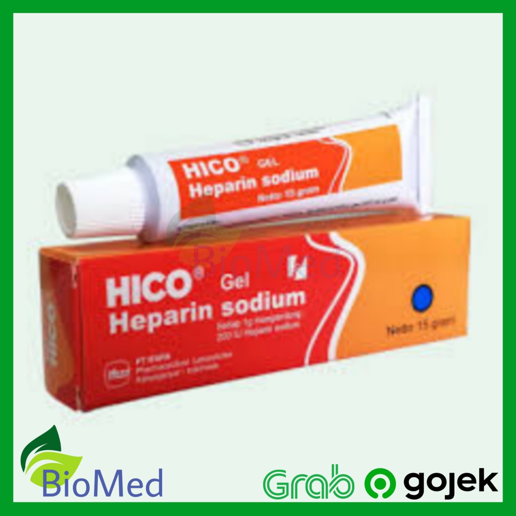 HICO Gel 15 gram - Heparin Sodium Memar Biru Hematom Bengkak Nyeri